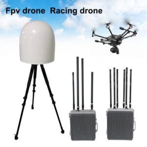 Fixed detection, positioning, detection and countermeasures equipment for unmanned aerial vehicles