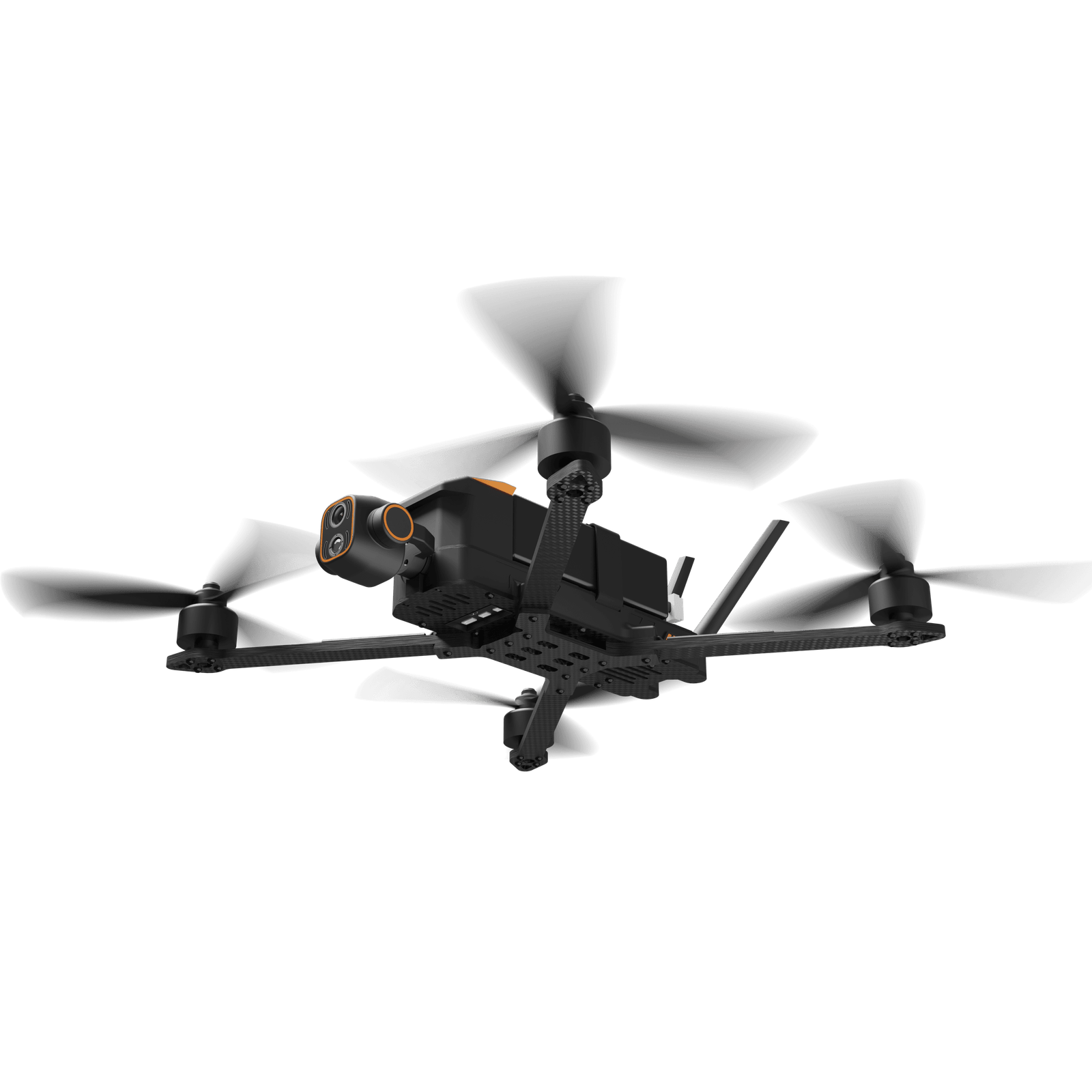 Carbon Fibre Fuselage Drone – Dynamic AI Tracking, 3KG Load.