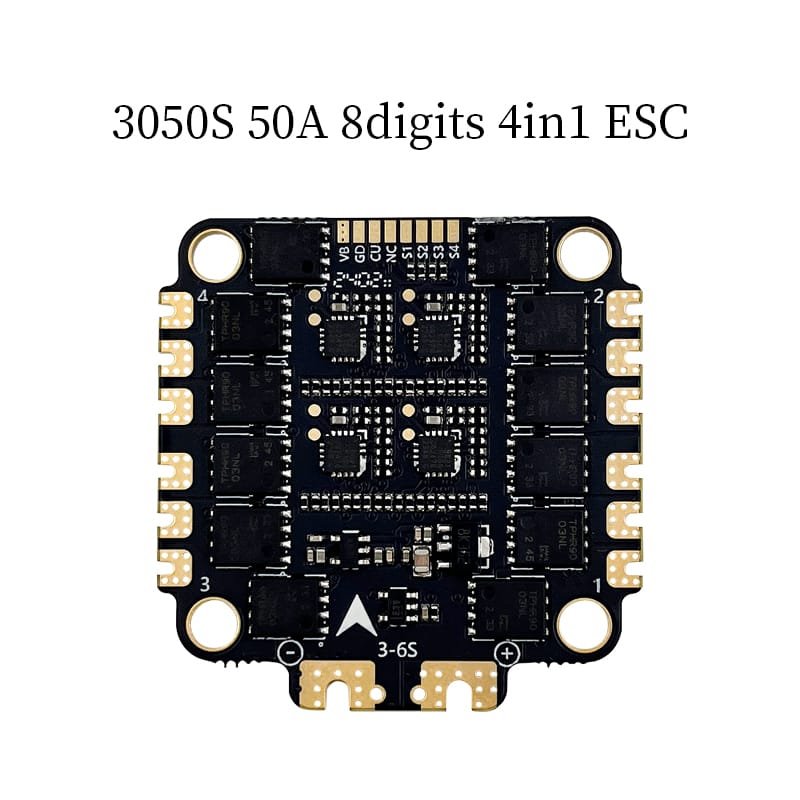 D-RC 3050S 50A 6S Blheli-S/Blue-J for Racing Drone