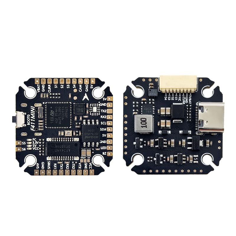 D-F411MINI Flight Controller OSD Barometer 2MB Black Box Crossing Aircraft Model FPV