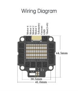 D-F460 V3 Stacd F405 V3 3060AM32 60A 4in1ESC 30x30mm 3-6S for FPV Freestyle Drone