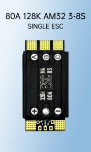 D-RC 80A 48K AM32 3-8S SINGLE ESC