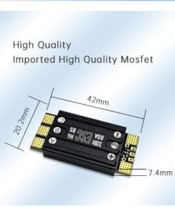 D-RC 80A 48K AM32 3-8S SINGLE ESC