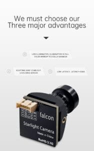 D-CT3 D-RC Falcon Starlight FPV Camera