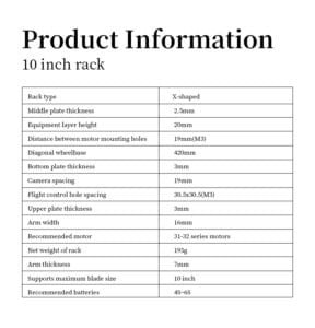 D-RACK-10 10-inch Drone Rack