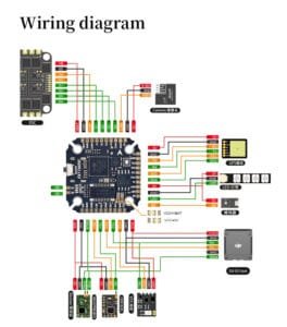 D-RC F411MINI Flight Controller OSD Barometer 2MB Black Box Crossing Aircraft Model FPV