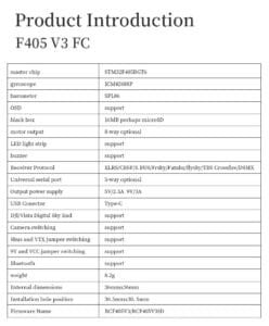 D-F460S V3 Stacd F405 V3 ICM42688 FC BLS 60A 4 in 1ESC 30x30mm 3-6S for FPV Freestyle Drone