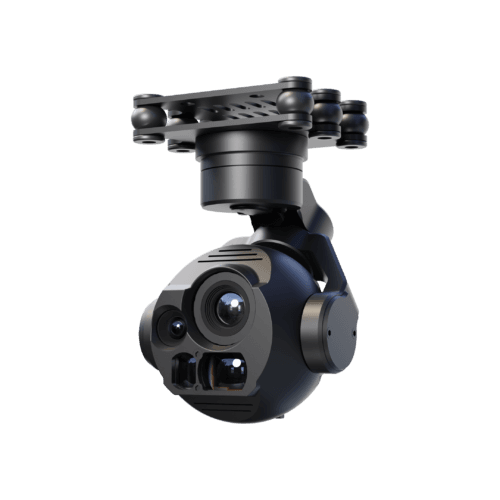 DA13 high-definition multifunctional three light gimbal, 5 million pixels, integrating thermal imaging and laser ranging, with precise ranging and intelligent tracking capabilities