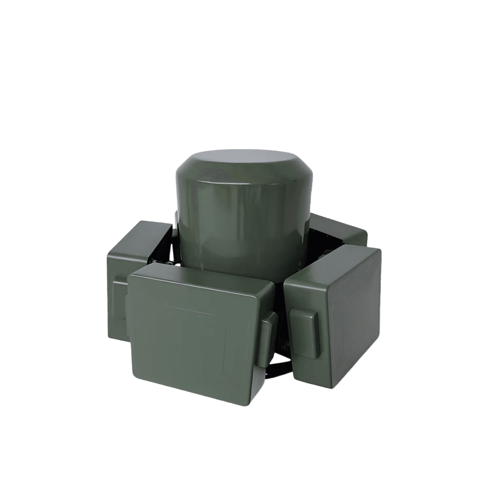 DD100-AB vehicle mounted multifunctional drone hunter: can flexibly switch modes, 360 ° full frequency detection, covering the 300MHz-6GHz frequency band